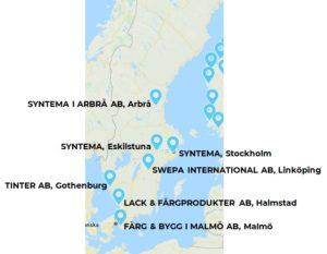 Nor-Maali´s industrial coatings are already available from seven dealers in Sweden