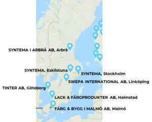 Nor-Maalis industriella ytbeläggningar finns redan hos sju distributörer i Sverige