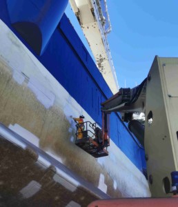 Arctia's multipurpose icebreaker Nordica got a fresh coat of paint during dry docking