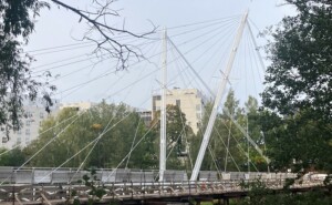 Heureka´s bridge was maintenance painted with Nor-Maali´s coatings
